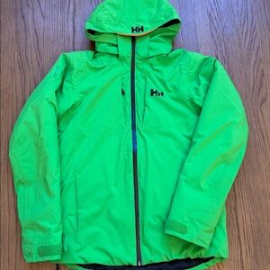 Helly Hansen Kids Green Outdoor Jacket Size 164/14